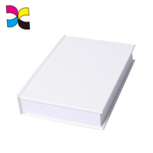 Blank white book decorative book hardcover style